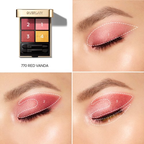 GUERLAIN Ombres G - Lidschatten 4 Farben 3346470438262 GUERLAIN Ombres G - Lidschatten 4 Farben 3346470438262